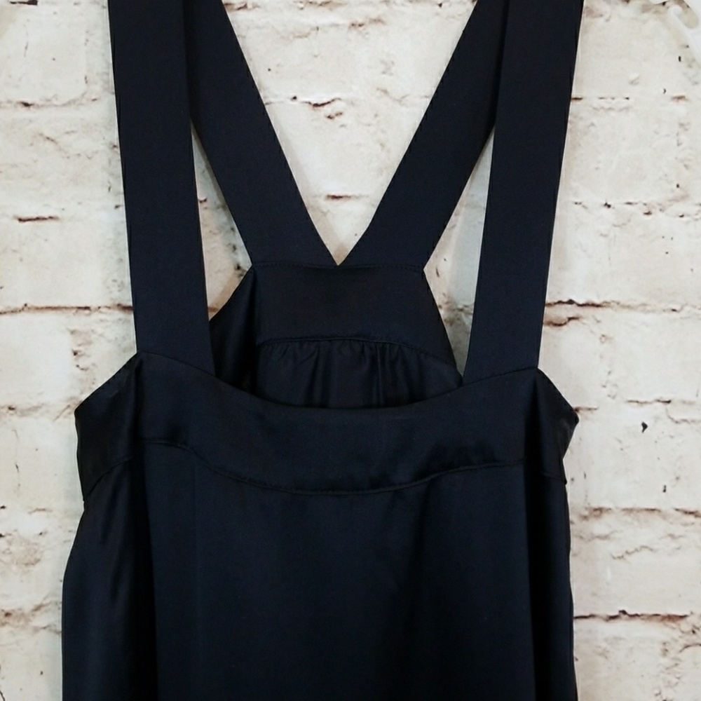 KATY RODRIGUEZ Silk Maxi Dress Black - Picture 5 of 8